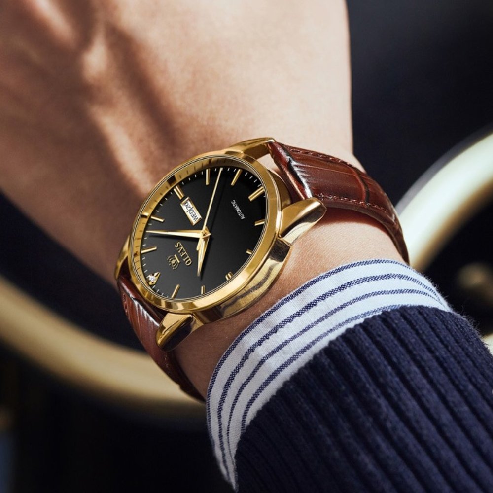 4-1 OLEVS Men's Mechanical Watch Automatical Winding